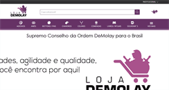 Desktop Screenshot of lojademolay.org.br
